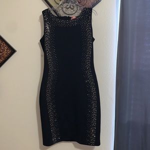 Calvin Klein Black Rhinestone Dress!!